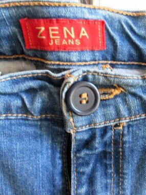 12 32x32  Zena Denim Jeans Arrowhead Loops Rancher Wife Vtg 80s ZENA INDIGO